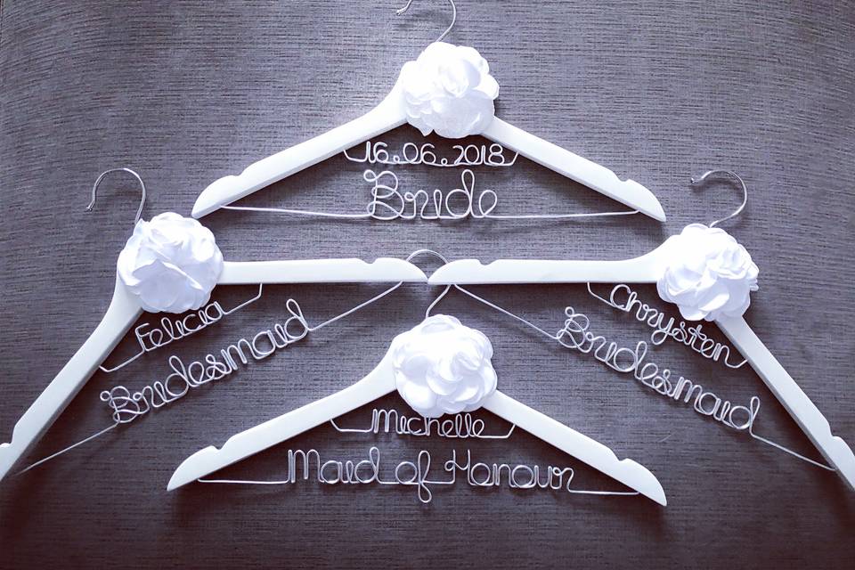 Bridal Party Hangers