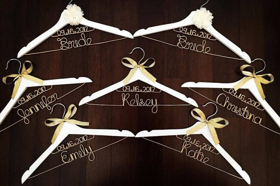 Bridal Party Hangers