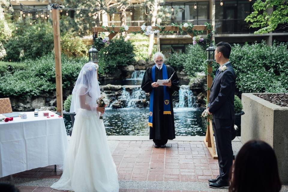 Waterfall Garden Wedding