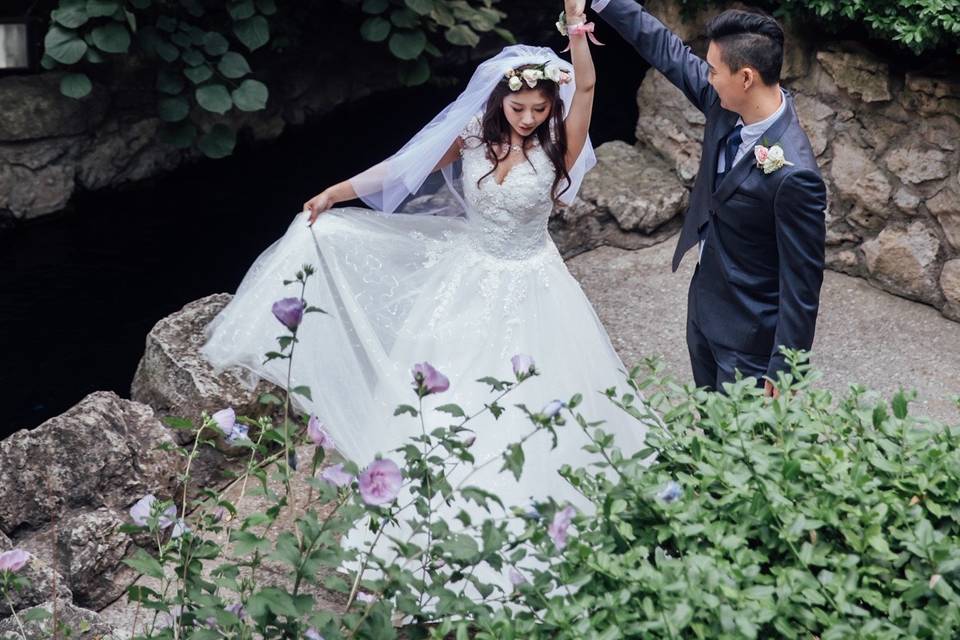 Waterfall Garden Wedding