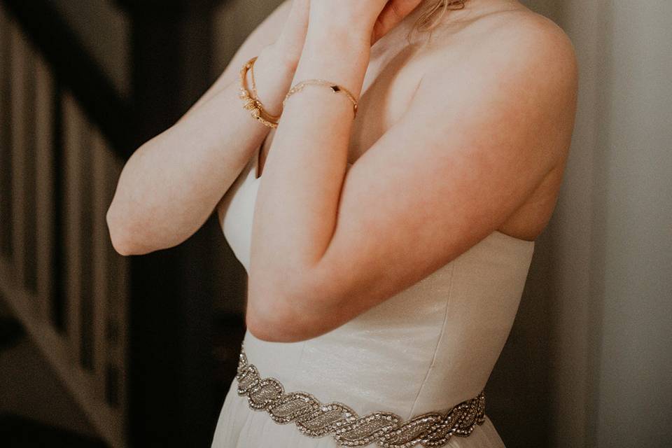 Tousled Updo Bride