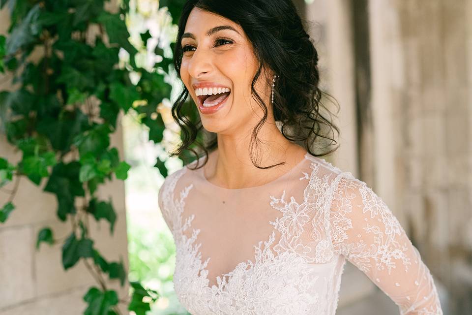 Glowy fresh indian bride
