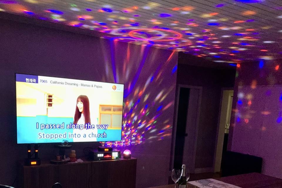 Media room karaoke