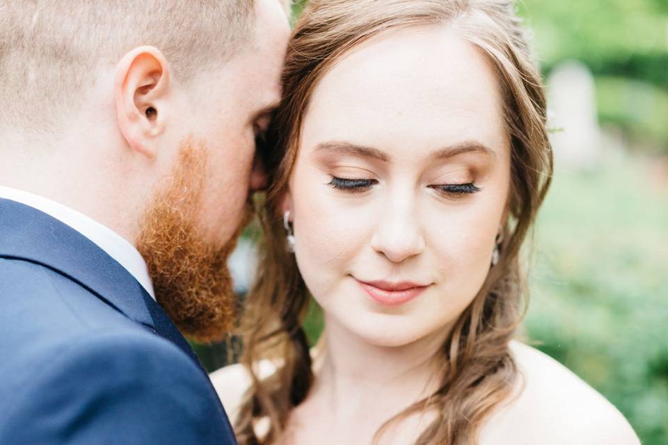 Natural wedding makeup