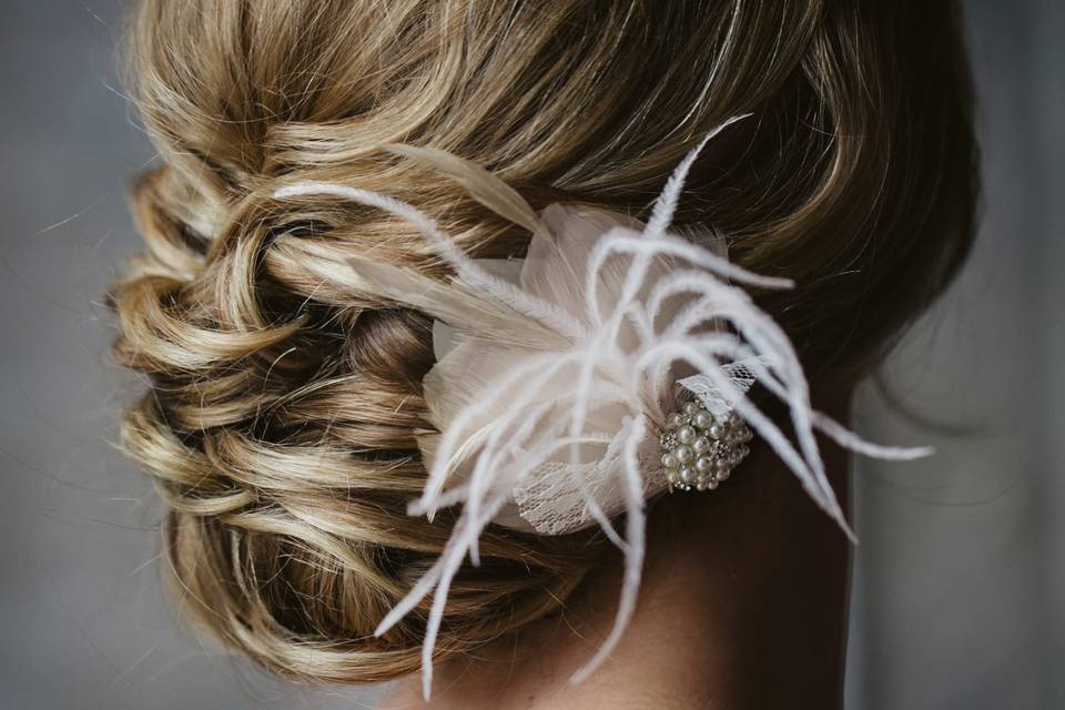 Bridal updo