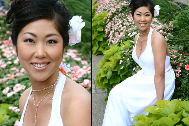 Asian wedding hair & makeup