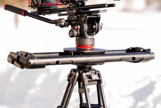 One of two RED cinema cameras
