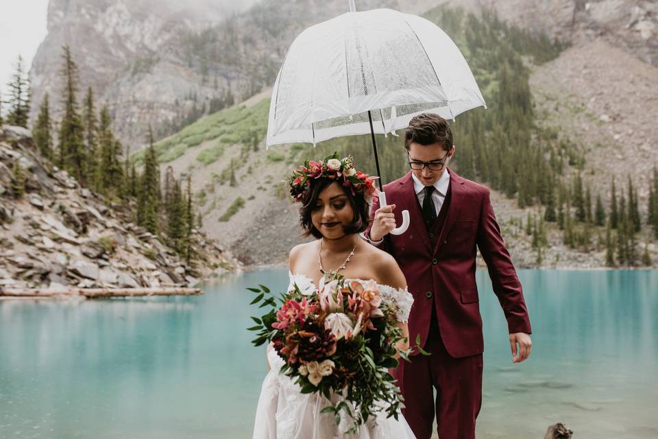 Moraine Lake Wedding