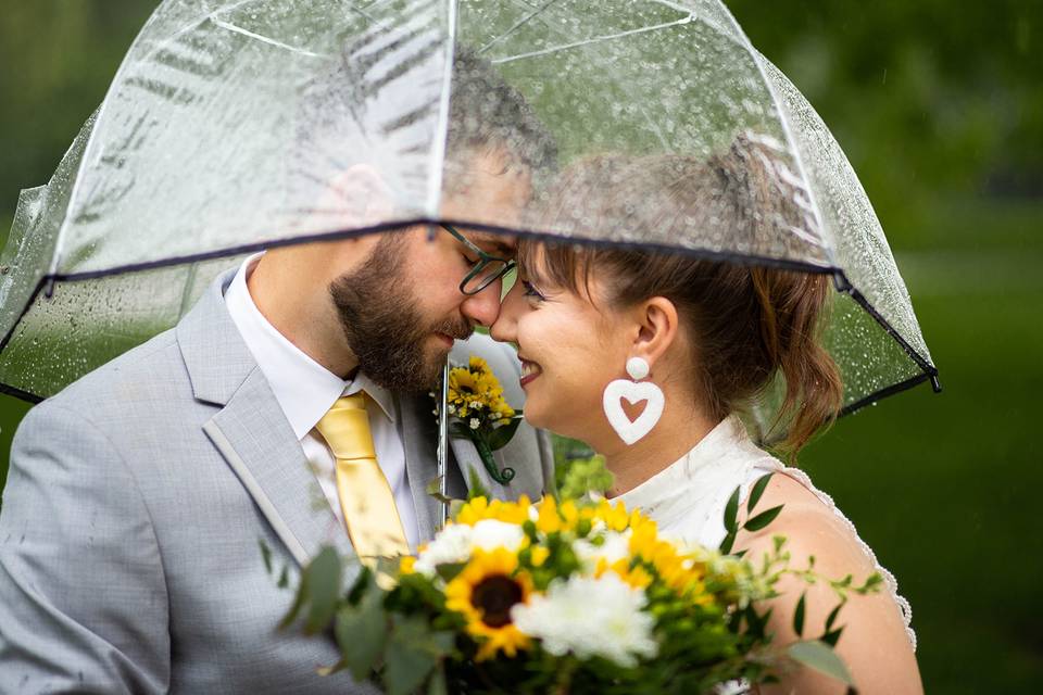 Under the umbrella