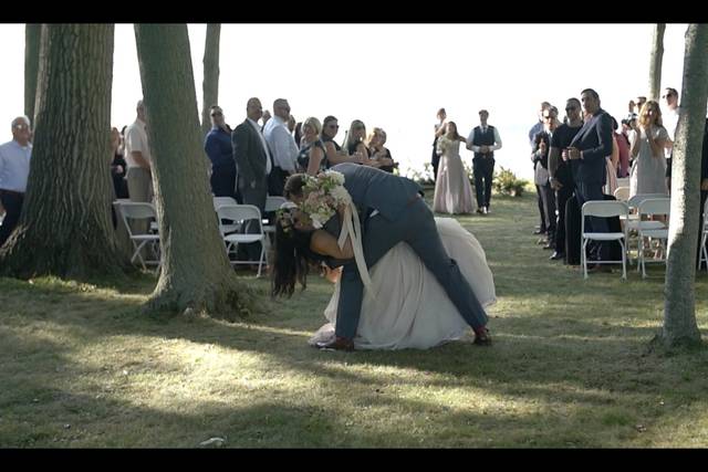 Groom and bride