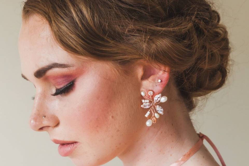 HORTENSE bridal earrings