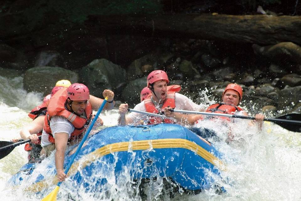 Whitewater rafting