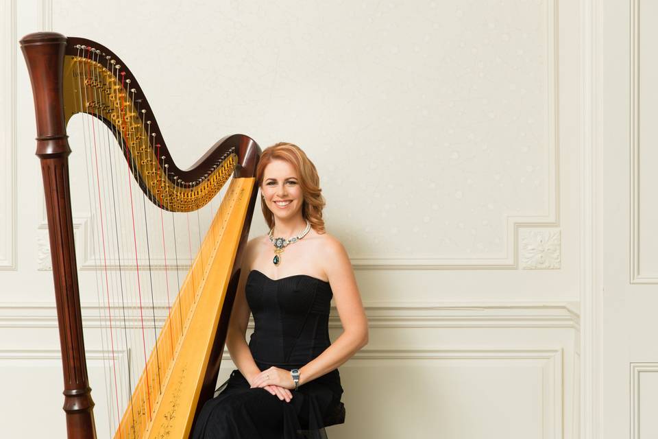 Owner and Harpist Chantal Dube