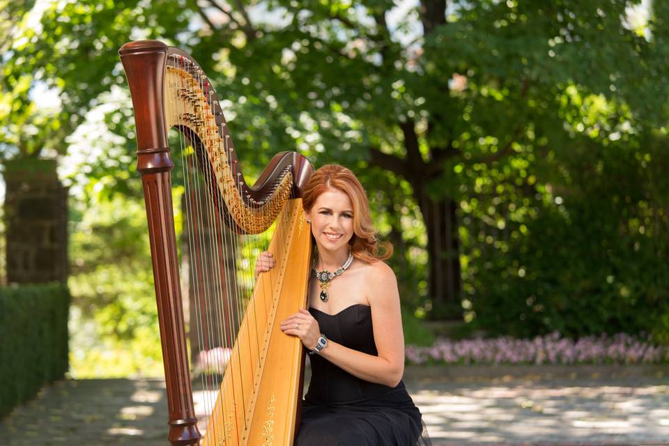 Owner & Harpist Chantal Dube