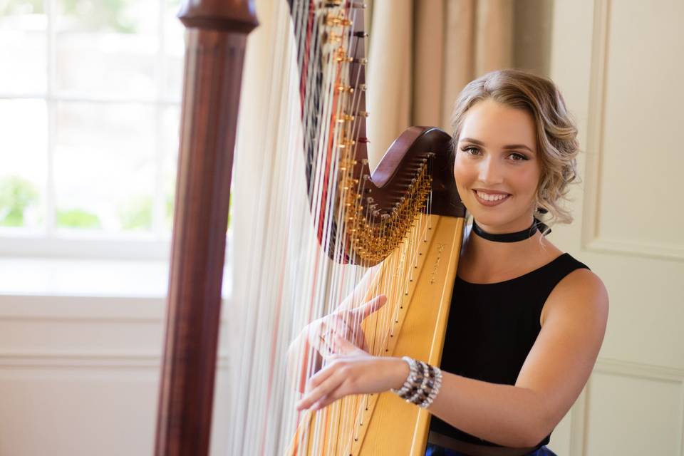 Chantal Dube, The Harpist