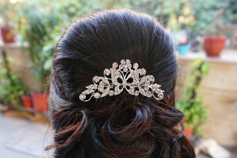 Bridal bun