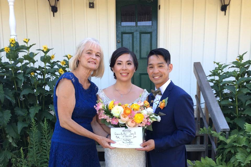 Toronto wedding officiant