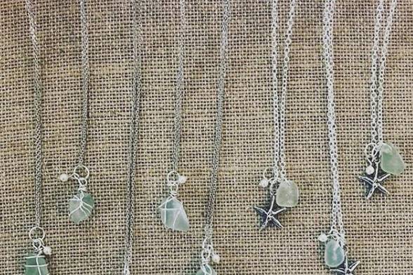 Sea Glass Bridal Party Jewelry