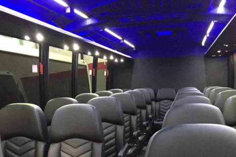 Luxury Minibus Interior