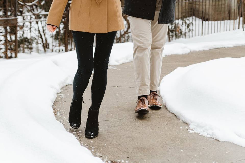 Winter engagement!