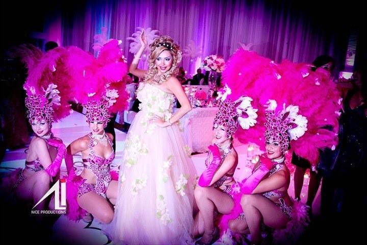 Pink Showgirl + Bride
