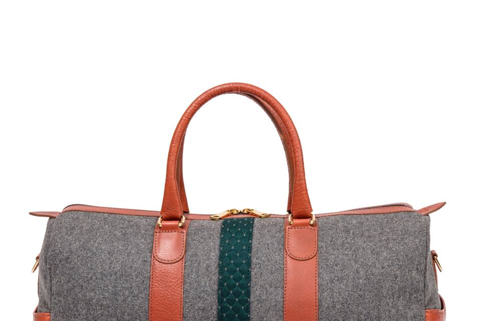 Wool Duffel Bag - Grey/Coganc