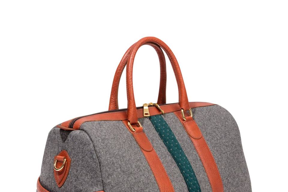 Wool Duffel Bag - Grey/Coganc