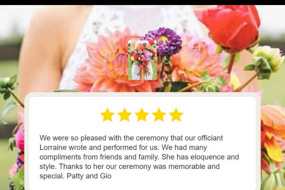 Review from Patty and Gio