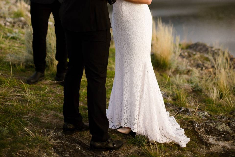 Elopement by the lake
