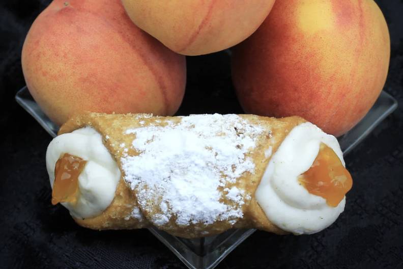 Signature Peach Jelly Cannoli