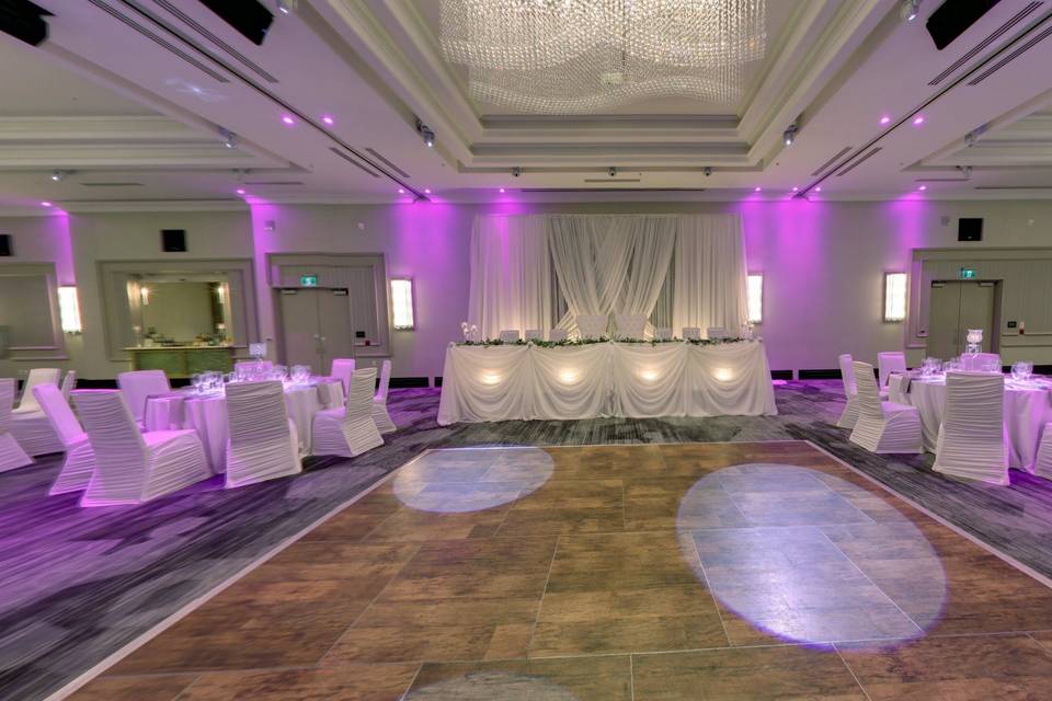 Pink Wedding Reception