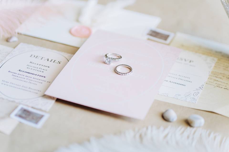 Wedding flat lay is a must