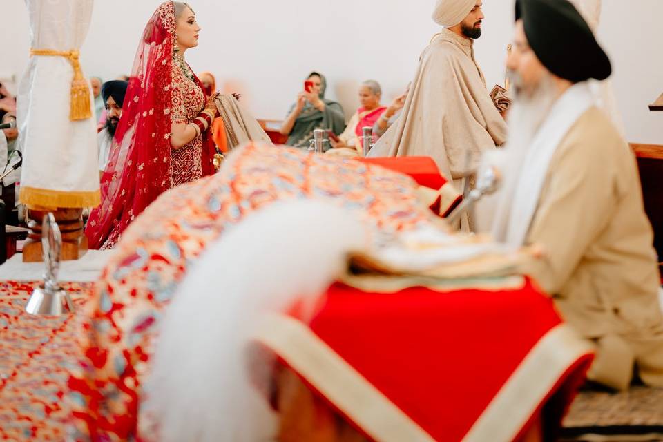 Sacred wedding ceremony.