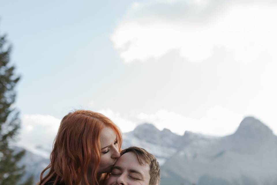 Mountain engagement photos