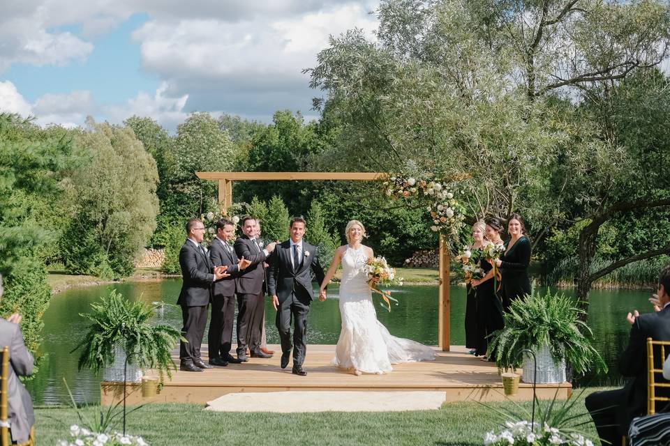 Our bride on the decks!