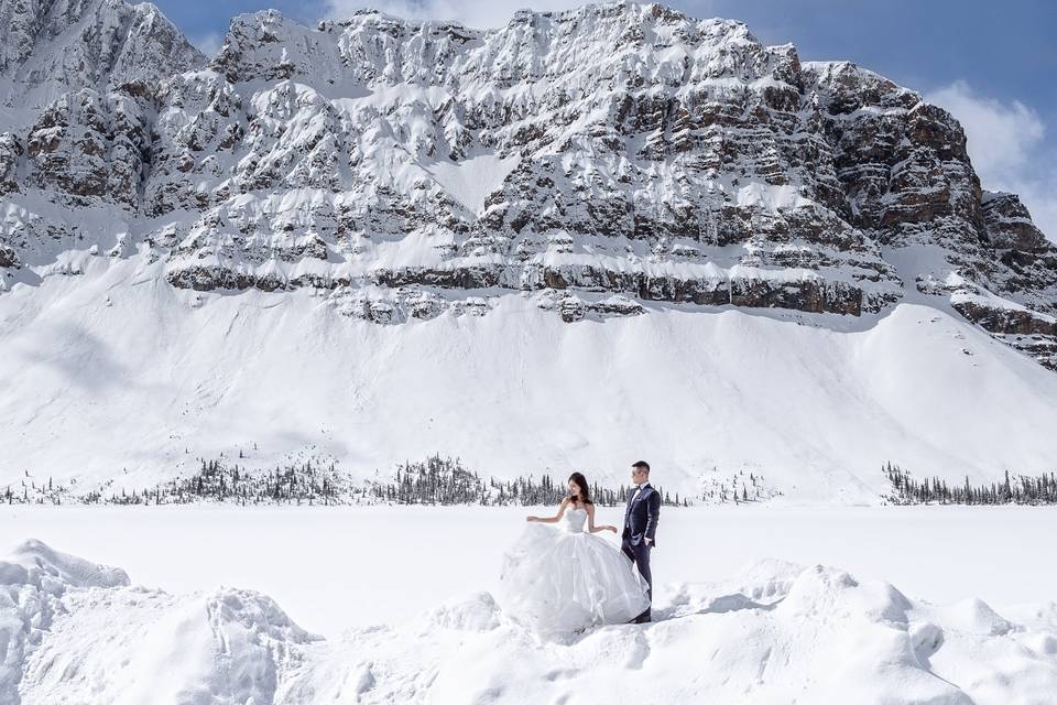 Bow lake, Banff