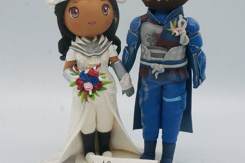 PUBG wedding cake topper