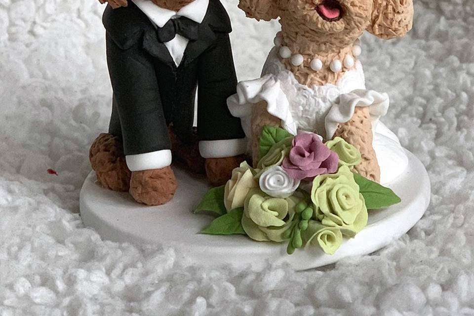 Indian wedding cake topper