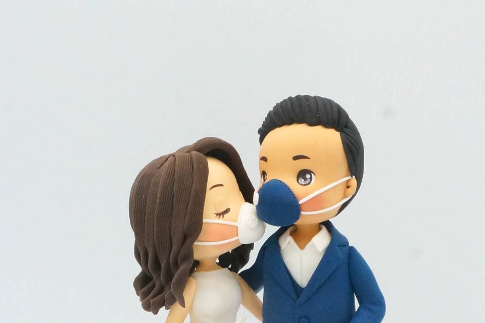 Jewish wedding cake topper