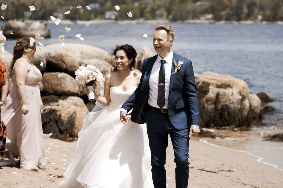 Sea Shore Wedding in Halifax