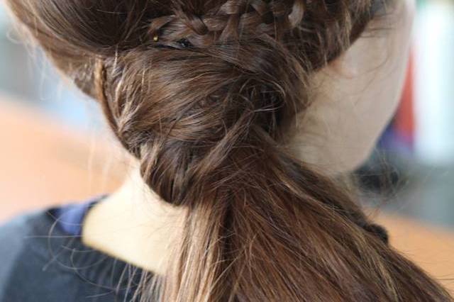 Bridal hair