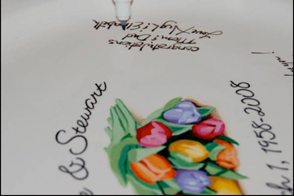 Guest Book Signature Platter