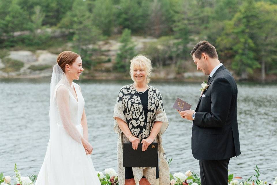 Tracy Biggar, Wedding Officiant