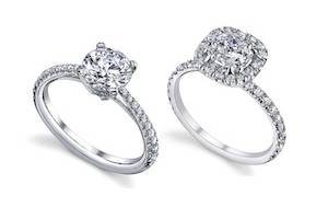 Halo Diamond Rings