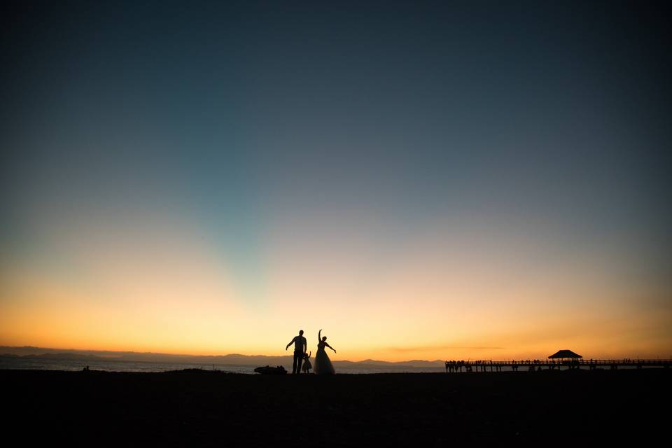 Sunset portrait