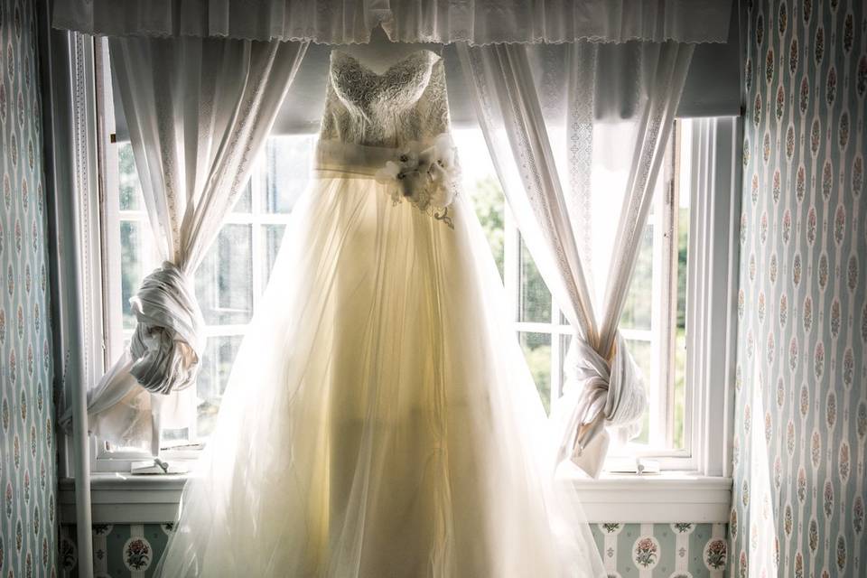 Bride Dress Window