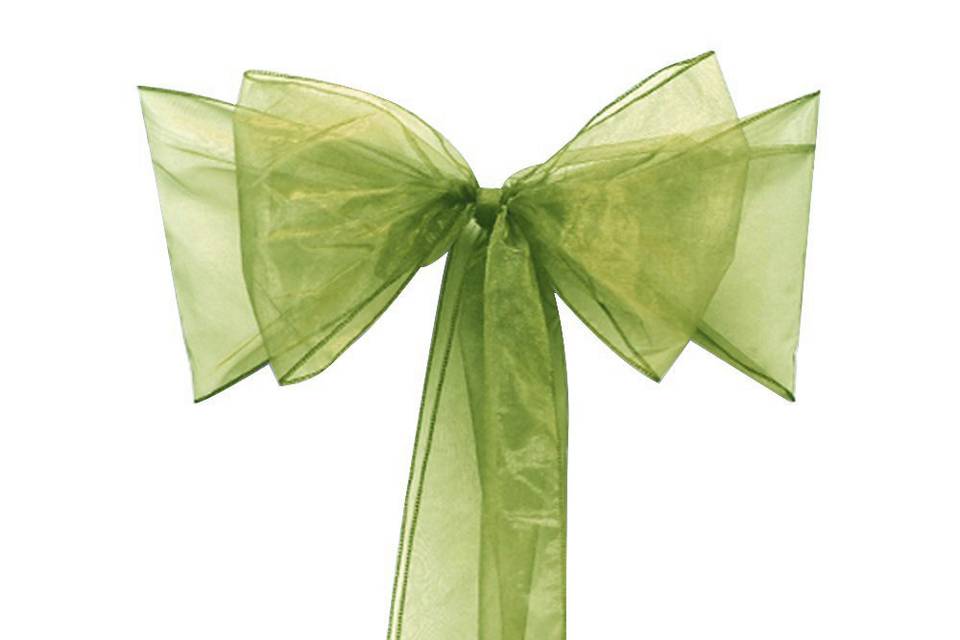 Moss/Willow Green Organza Sash