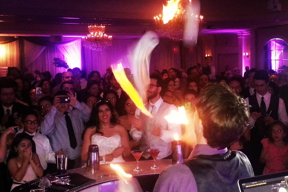 Dry ice show