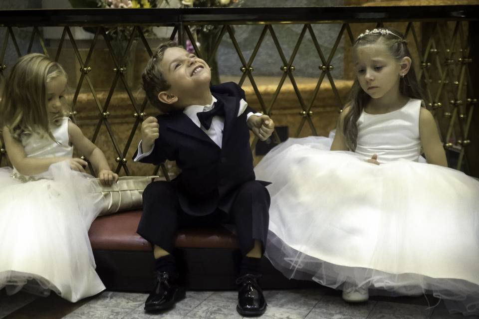 Wedding kids. Italian wedding