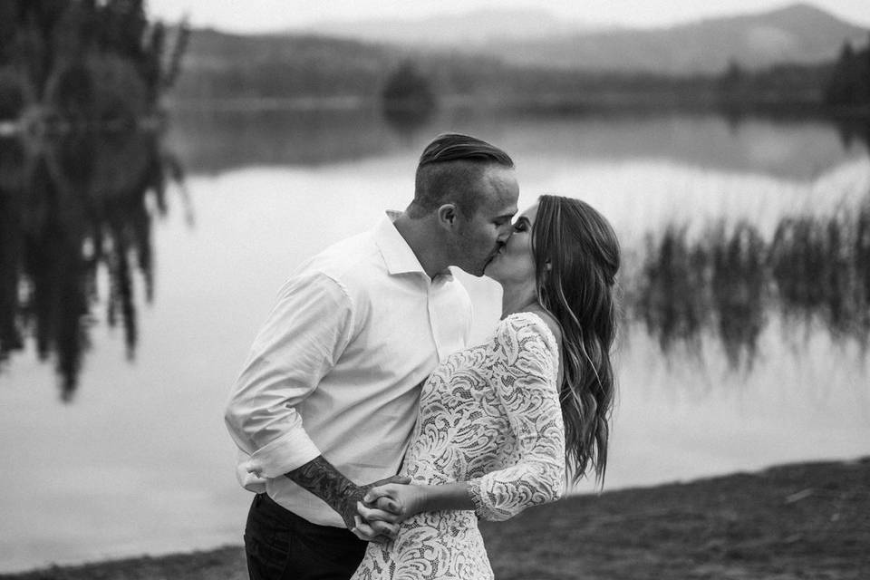 Elopement at Knouff Lake, BC